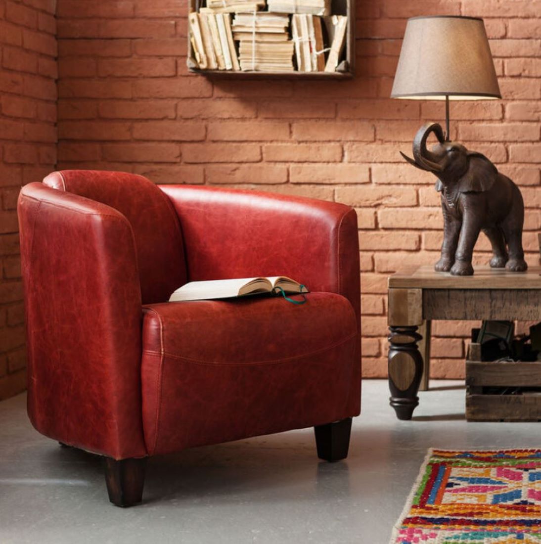 Kare Cigar Clubsessel & Sofa