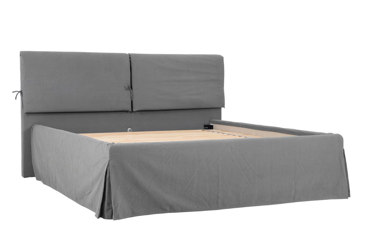 Bett skandinavisch mit Husse Noche von Furninova