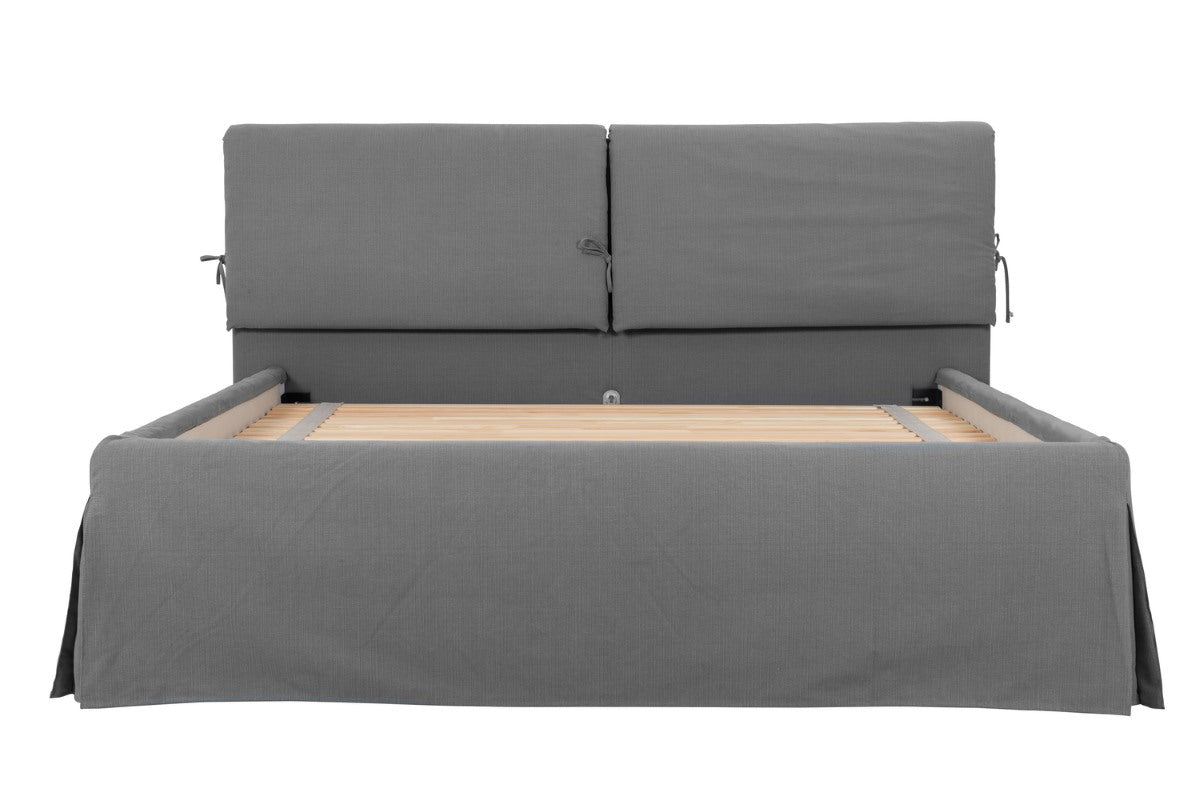 Bett skandinavisch mit Husse Noche von Furninova