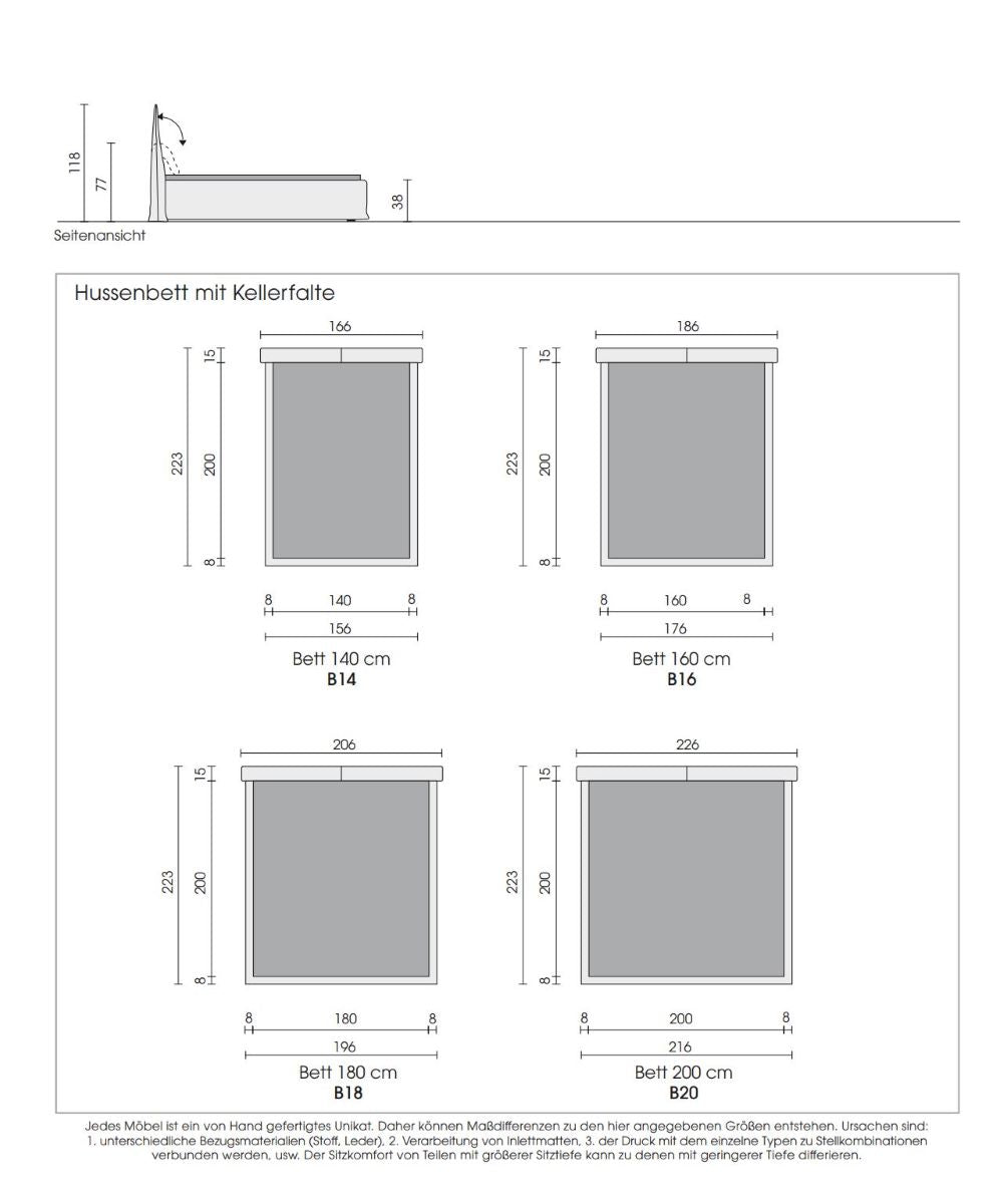 Bullfrog Letto 6002 Polsterbett – Ansicht 5