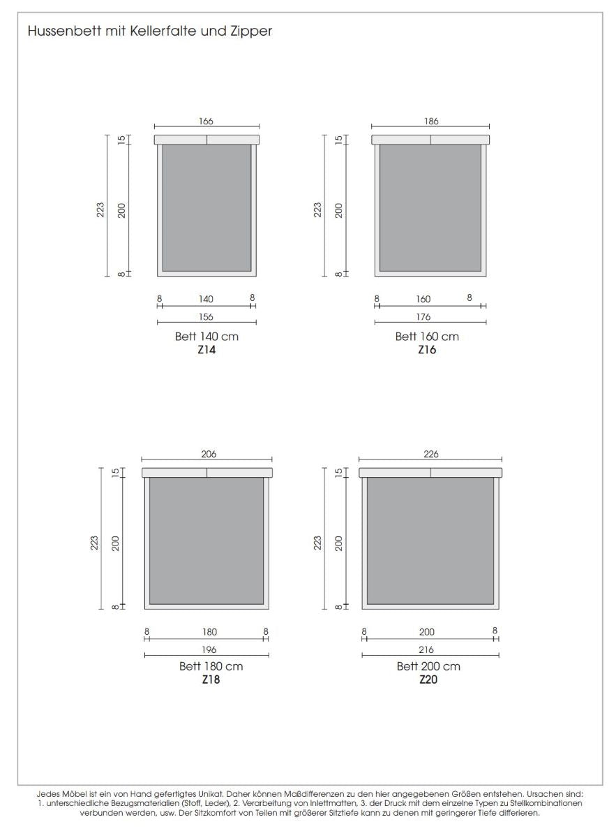 Bullfrog Letto 6002 Polsterbett – Ansicht 4