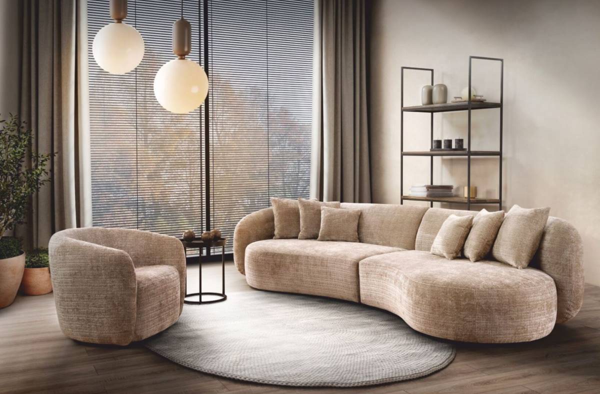 Clubsessel drehbar Trin von Primavera – Ansicht 3