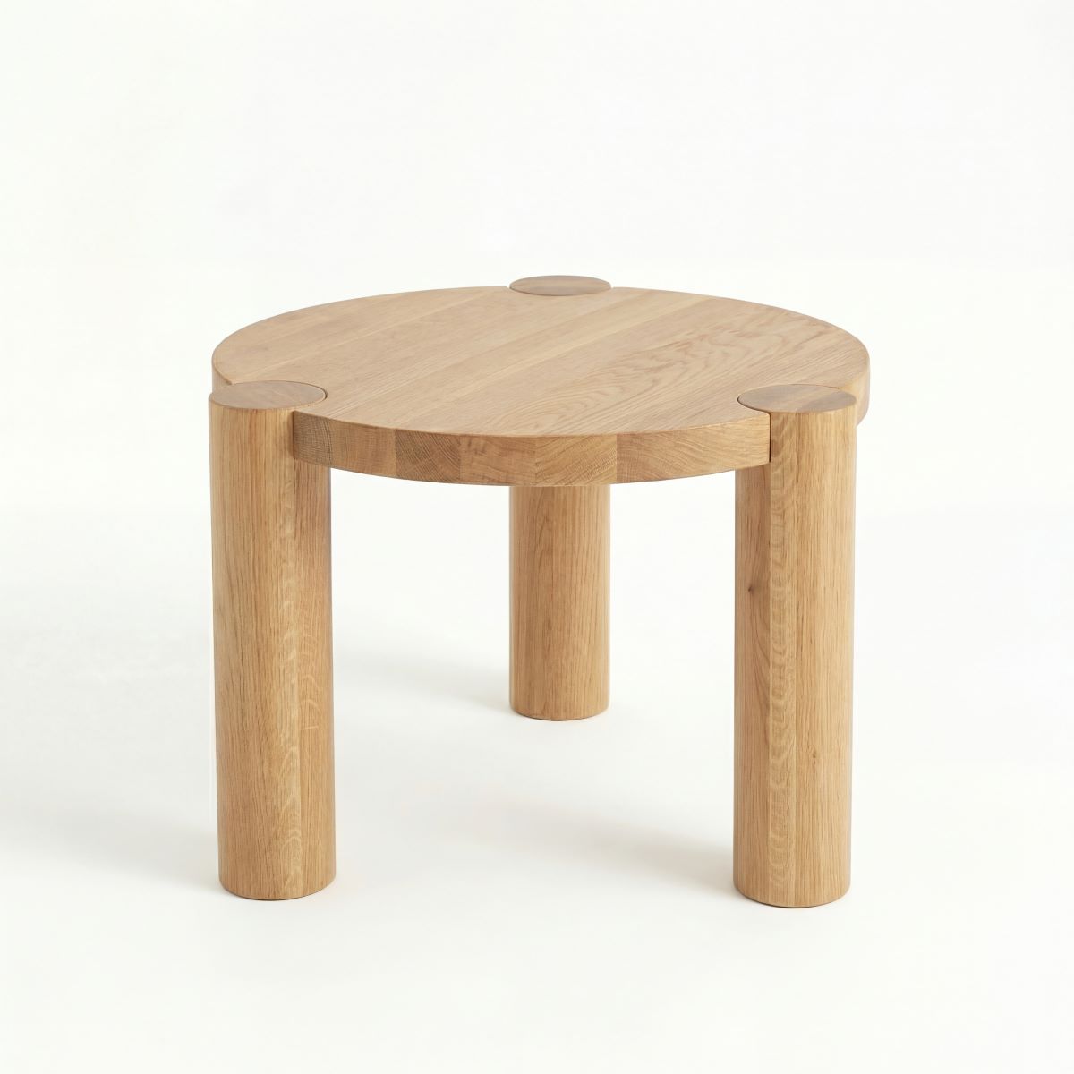 Couchtisch Eiche massiv rund Trika