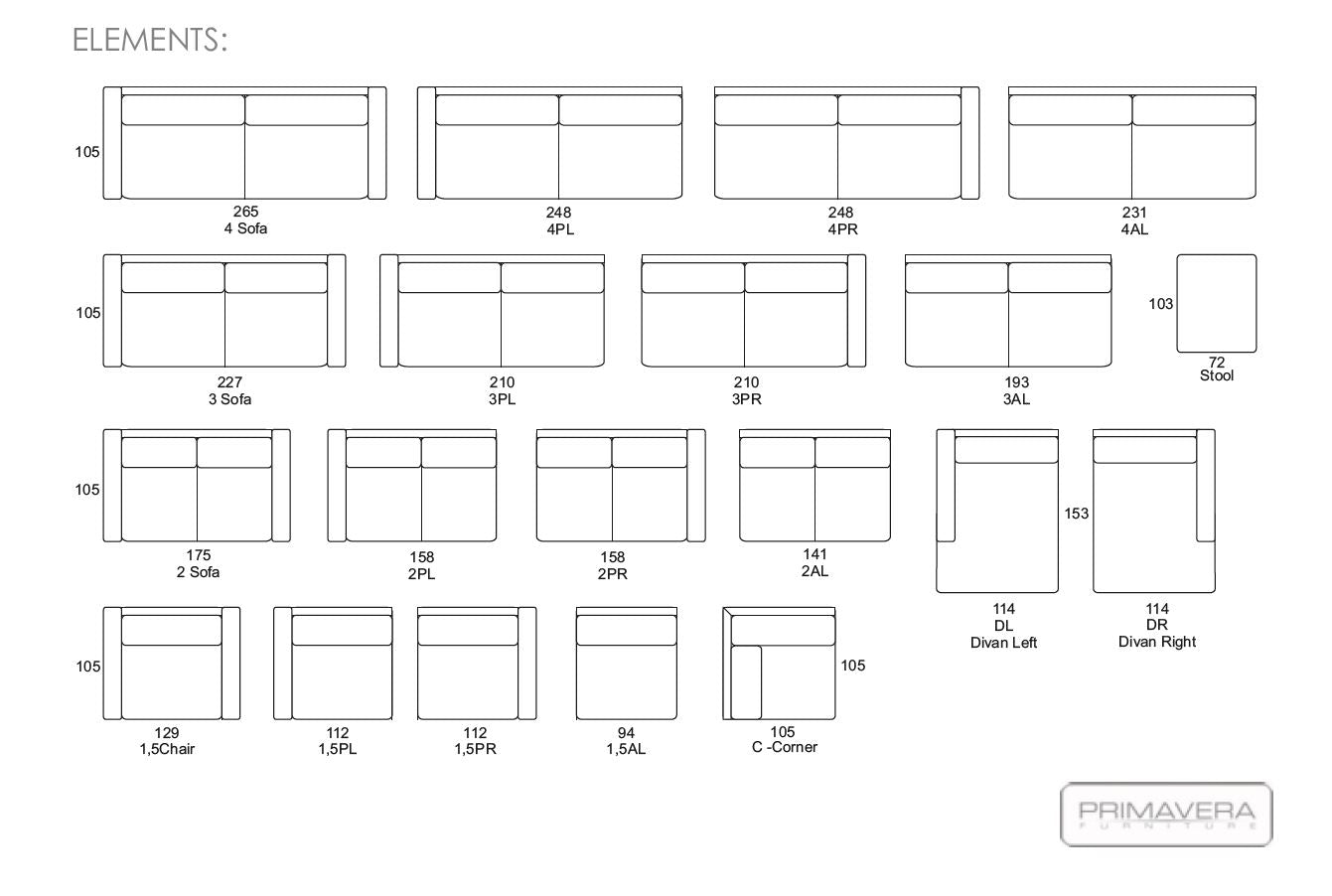 Hussensofa Desperado von Primavera – Ansicht 5