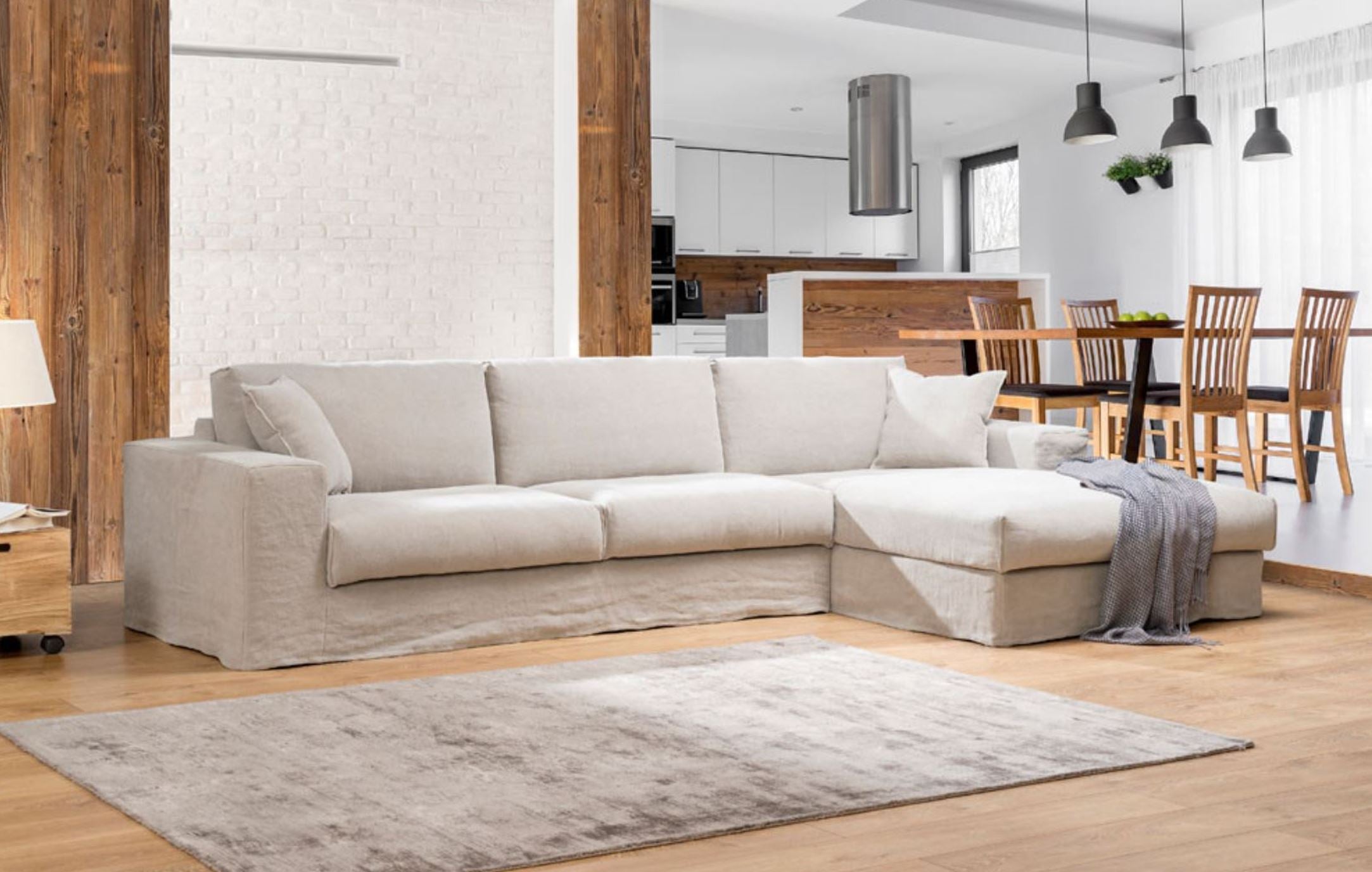 Hussensofa Edmonton von Primavera – Ansicht 3