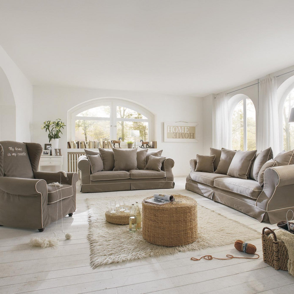 Landhaussofa mit Husse Elena von Primavera – Ansicht 3