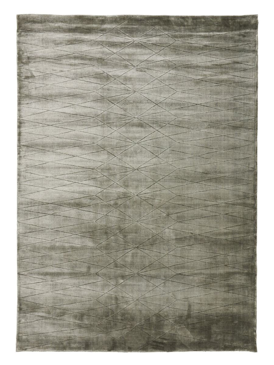 Linie Design Edge Teppich in Grün
