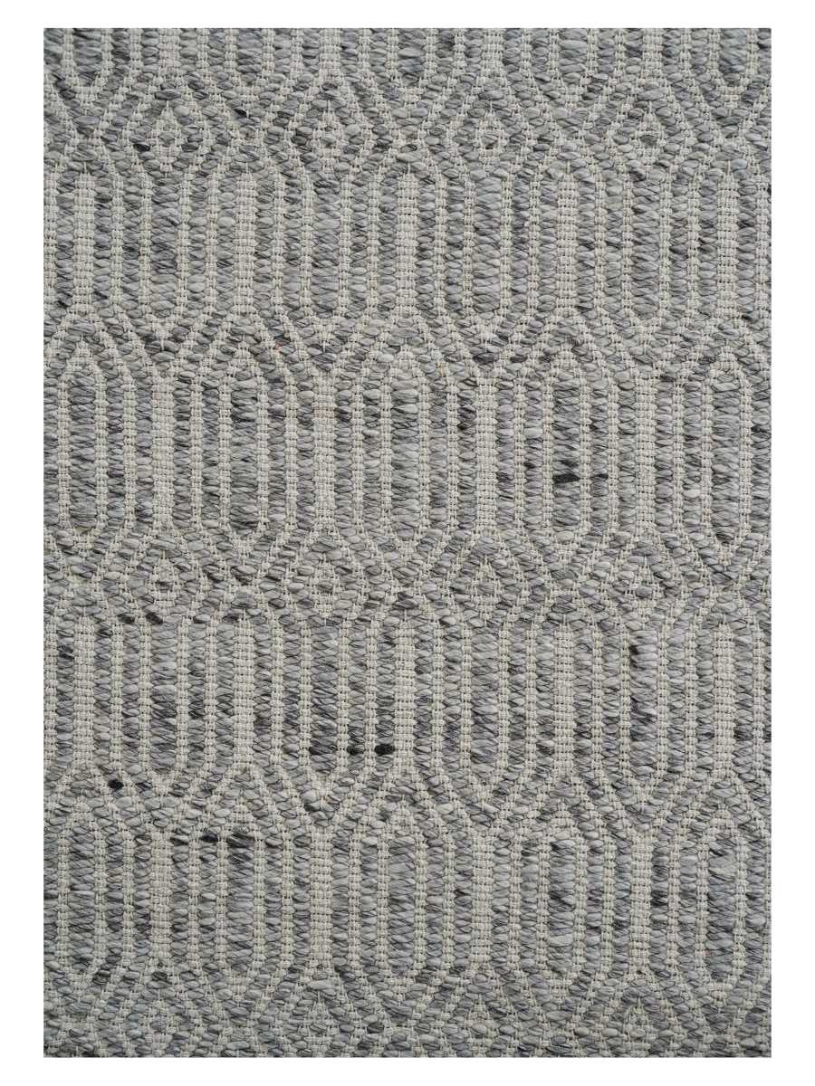 Linie Design Justin Teppich in Grau