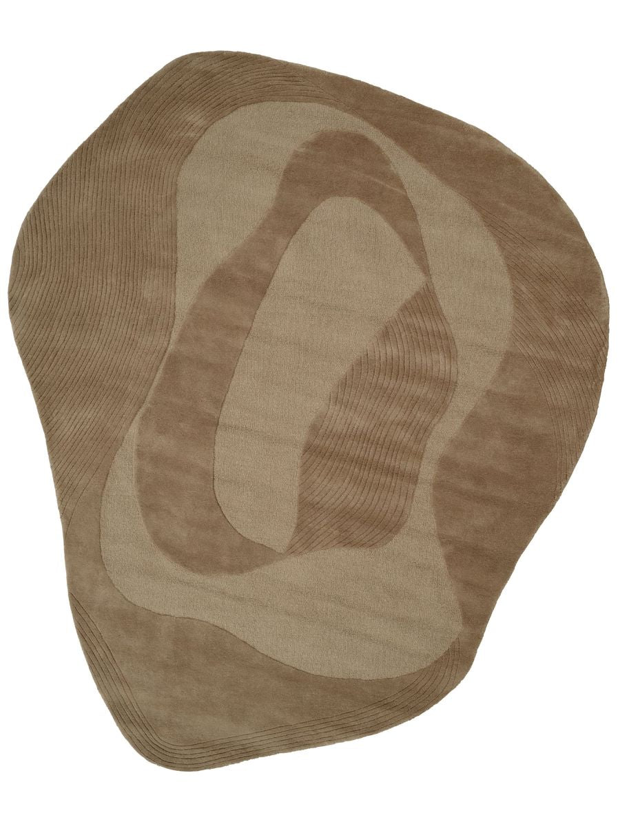 Linie Design Kindle Poetry Teppich in Amber