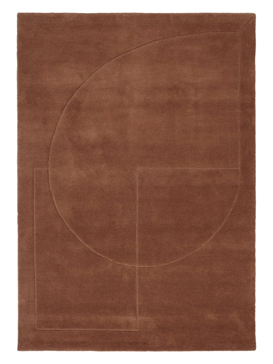 Linie Design Linieal Poem Teppich in Amber