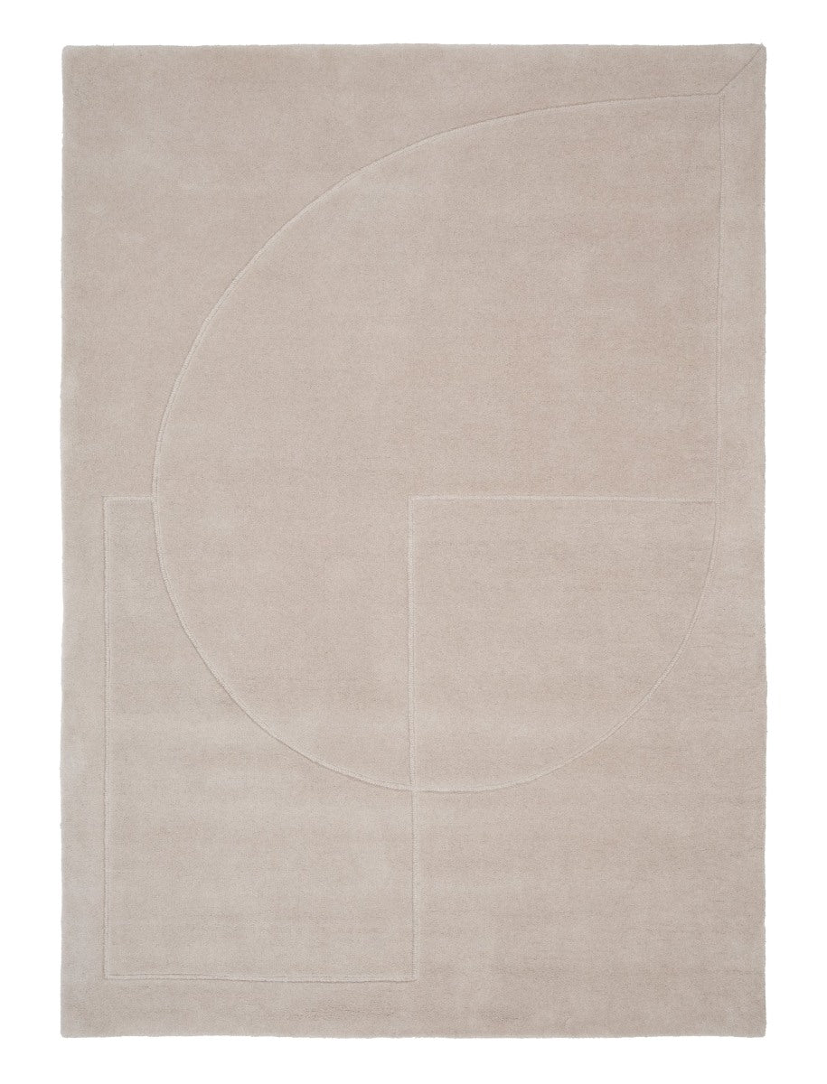 Linie Design Linieal Poem Teppich in Beige
