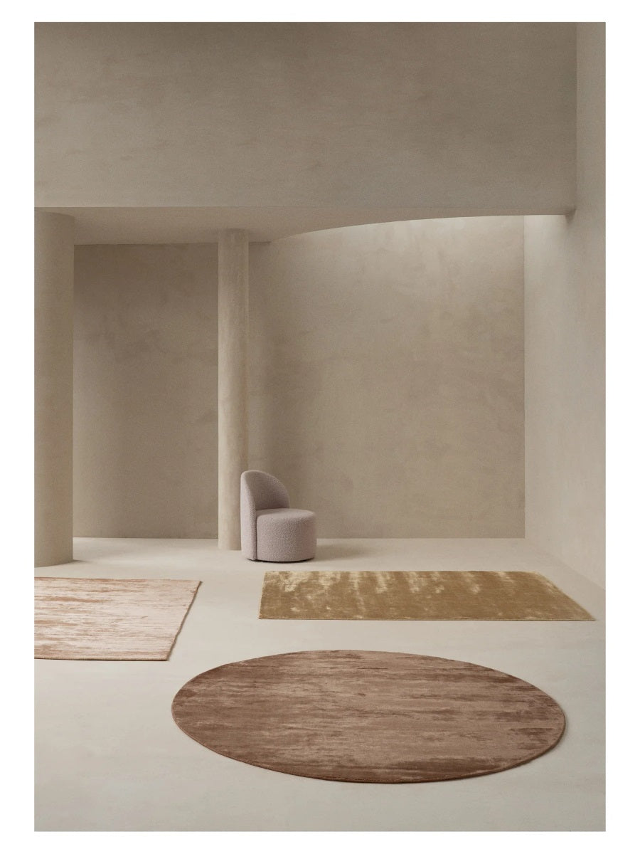 Linie Design Lucens Viskose Teppich in Amber