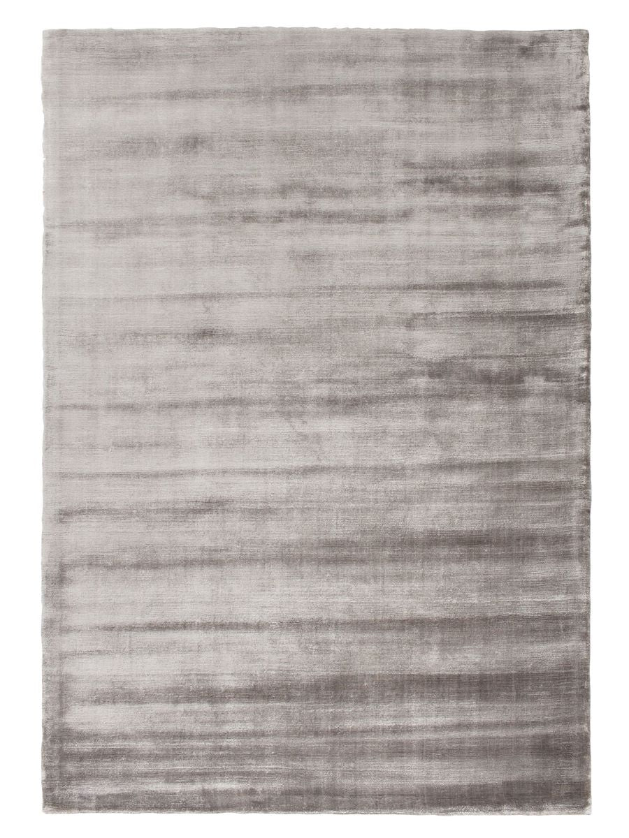 Linie Design Lucens Viskose Teppich in Grau