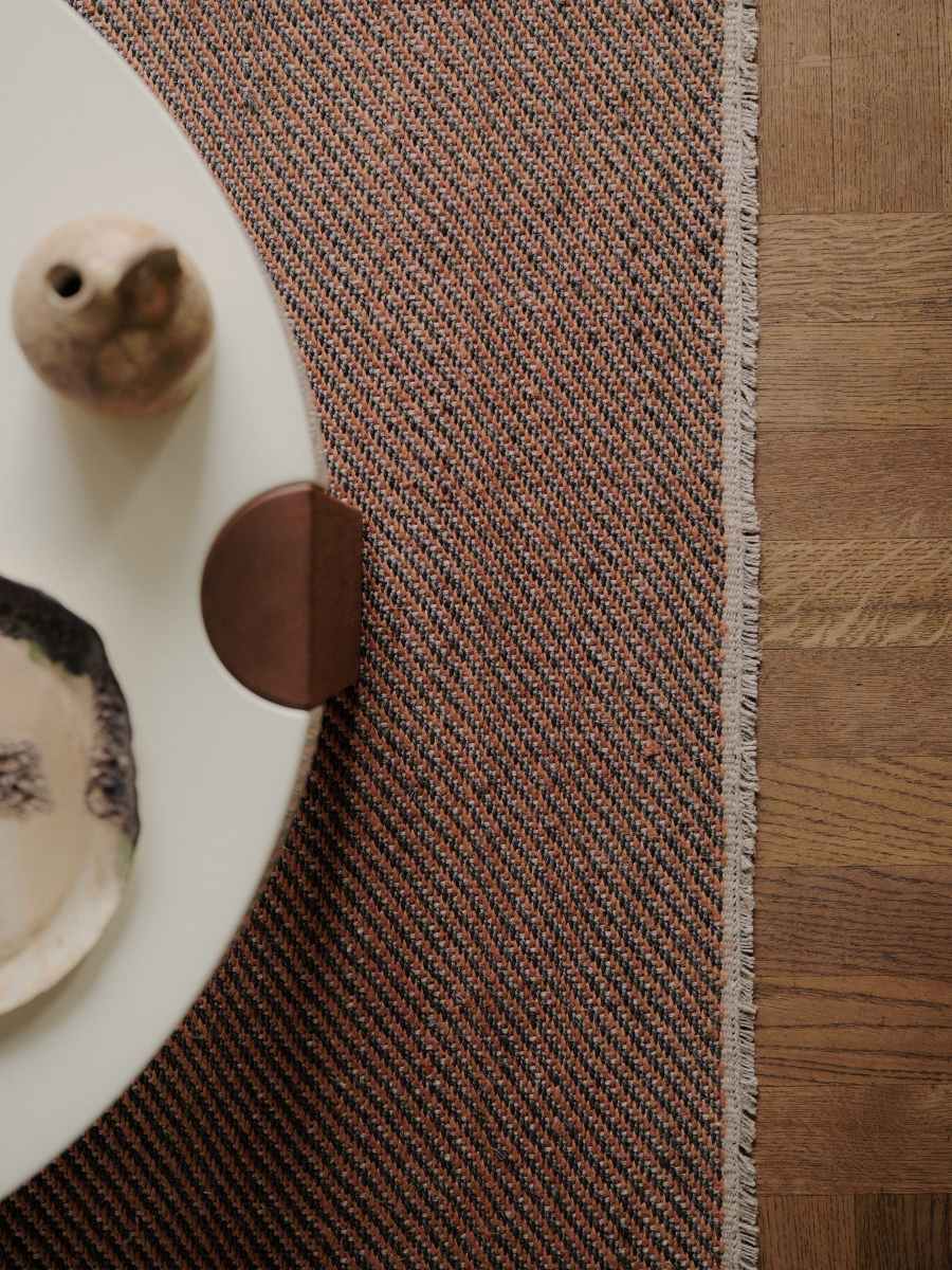 Linie Design Roccella Teppich in Rost