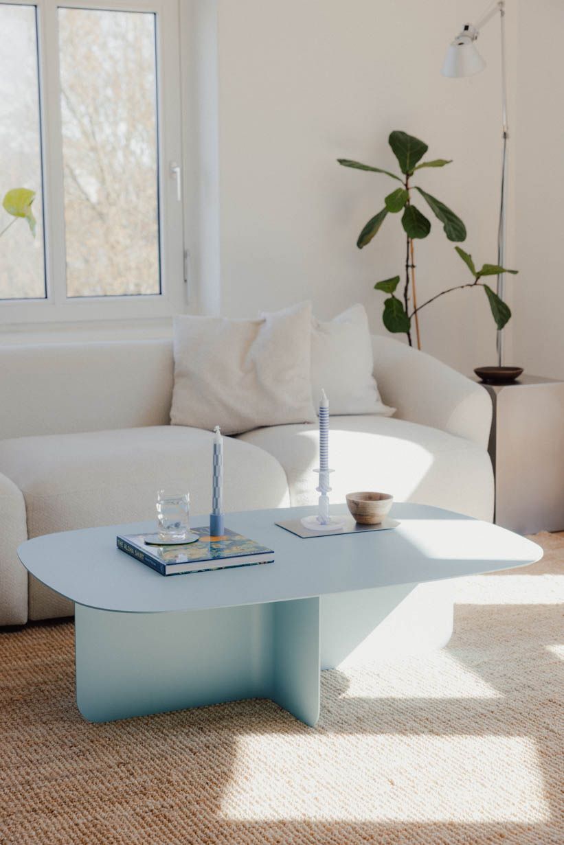Metallbude Couchtisch Livia