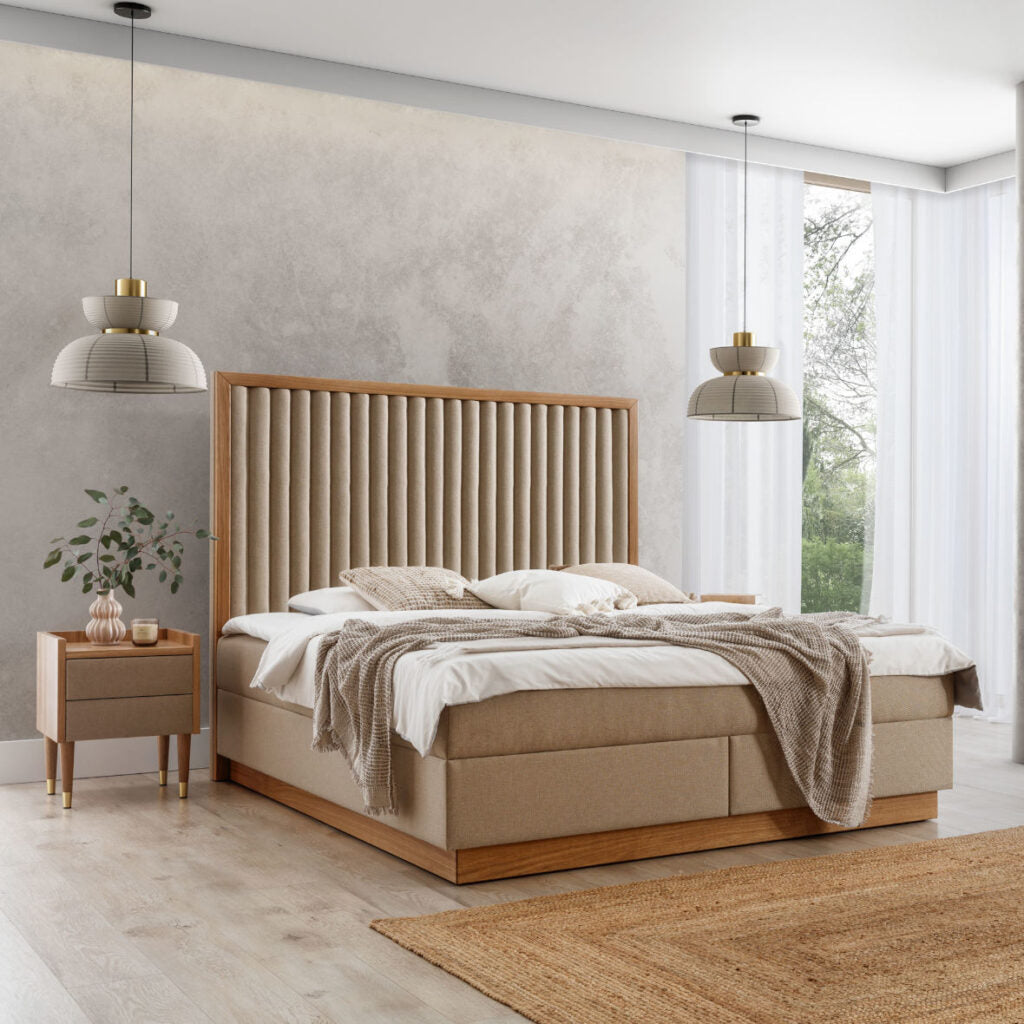 Gepolsterte Nachttische im 2er Set