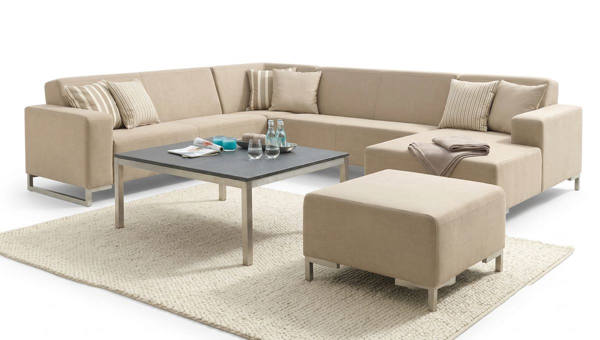 Outdoor Modul Sofa Lounge Cannes von Primavera