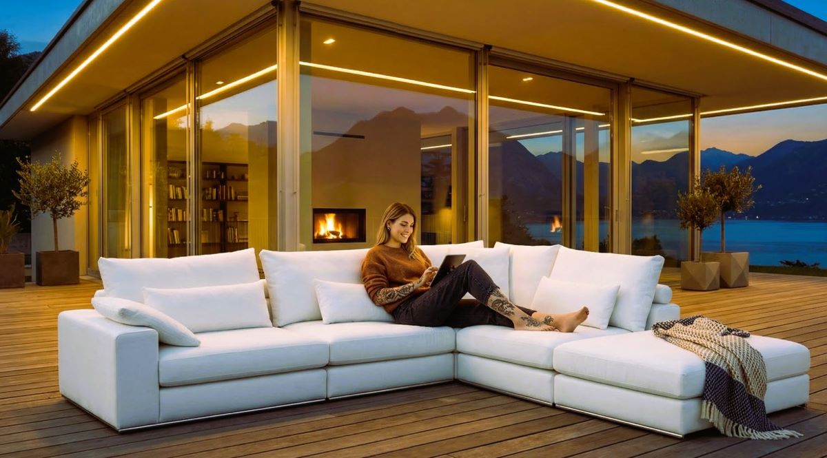 Premium Outdoor Sofa Alberta von Primavera