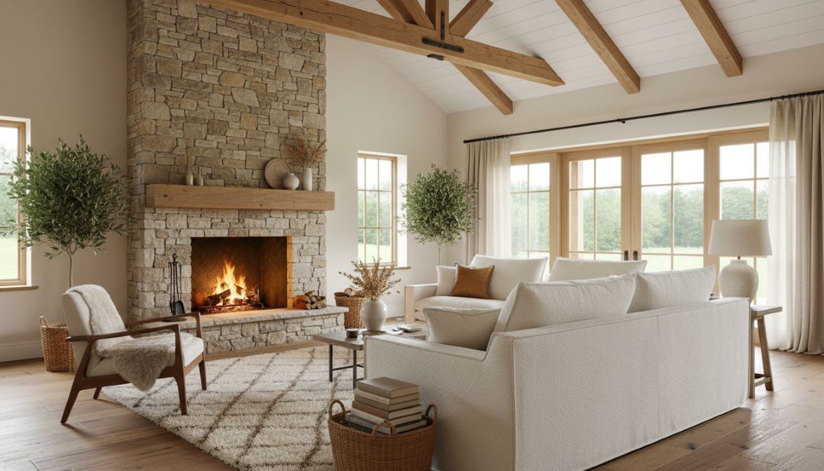 Primavera Hussensofa modernes Landhaus Aurora – Ansicht 2