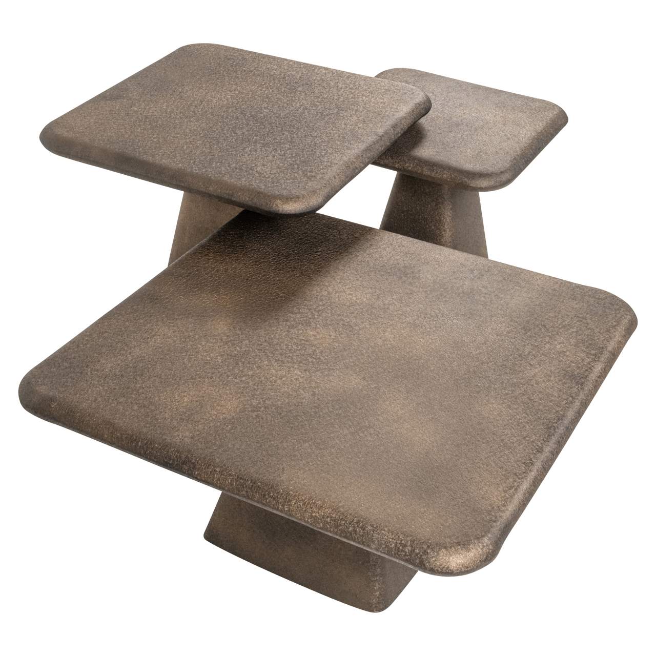 Richmond Interiors Couchtisch Sets Black Gold Mamor