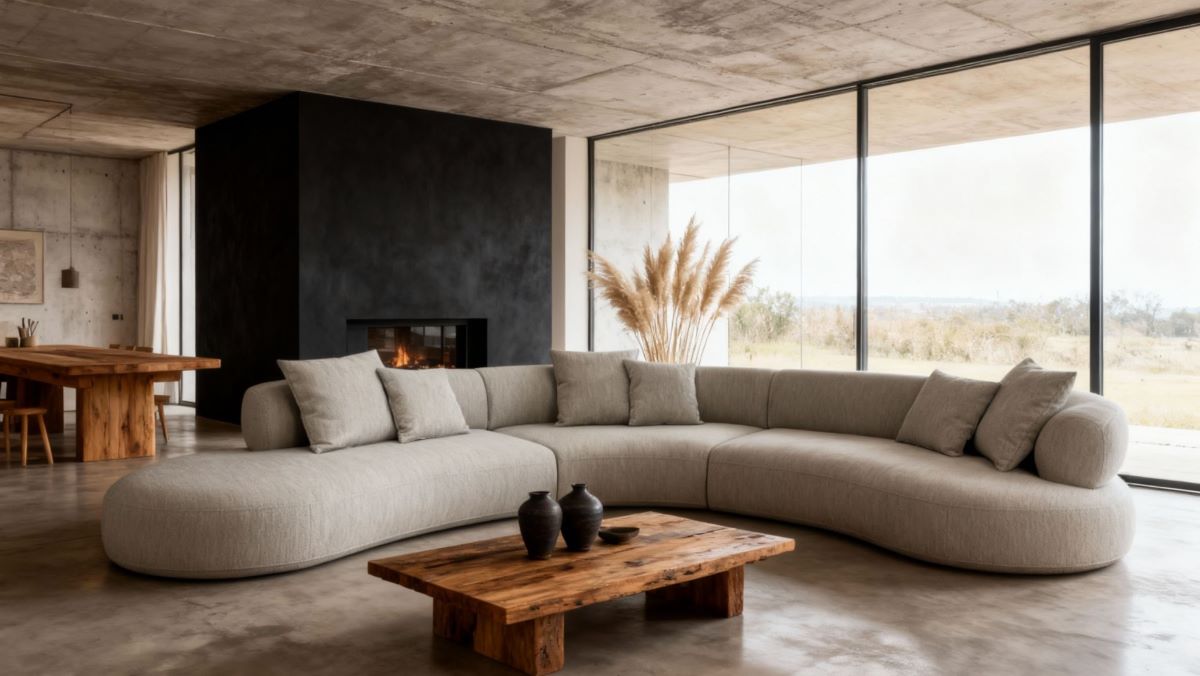 Rundes Big Sofa Raya von Primavera – Ansicht 2