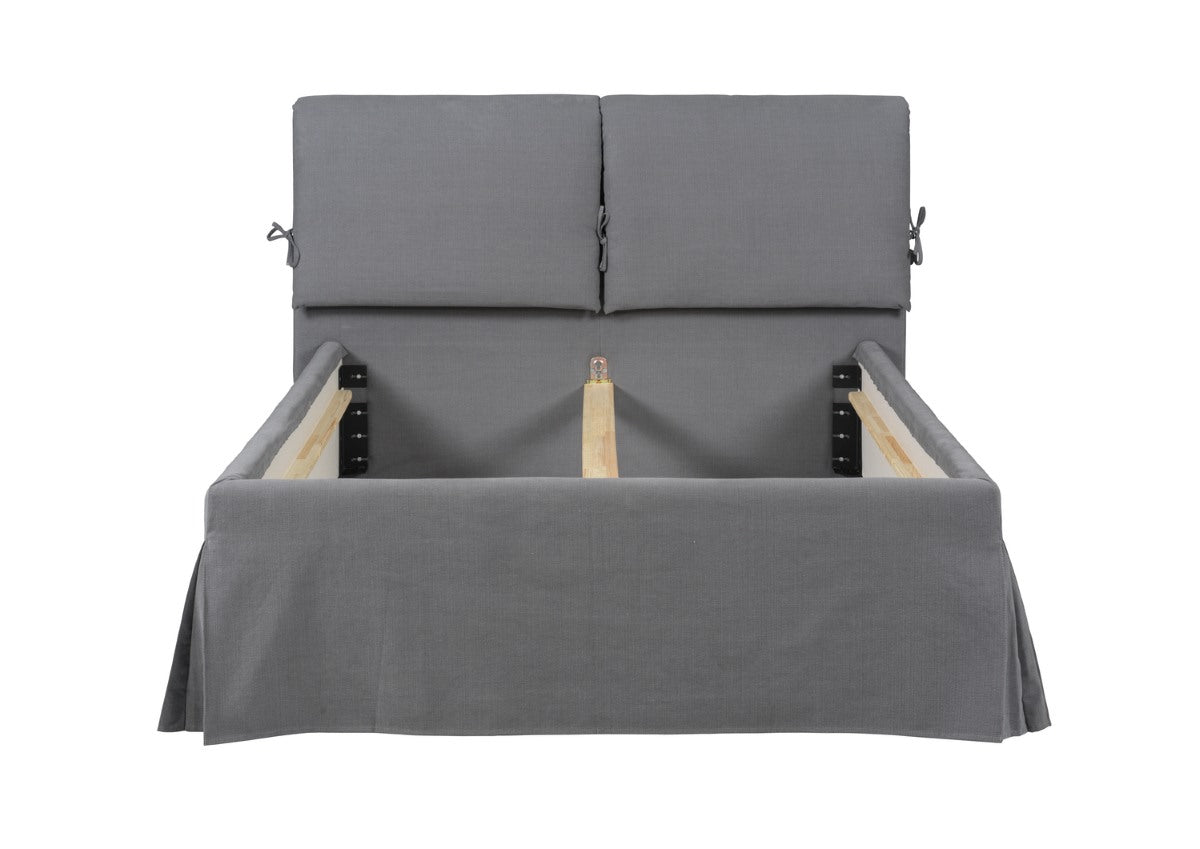 Bett skandinavisch mit Husse Noche von Furninova