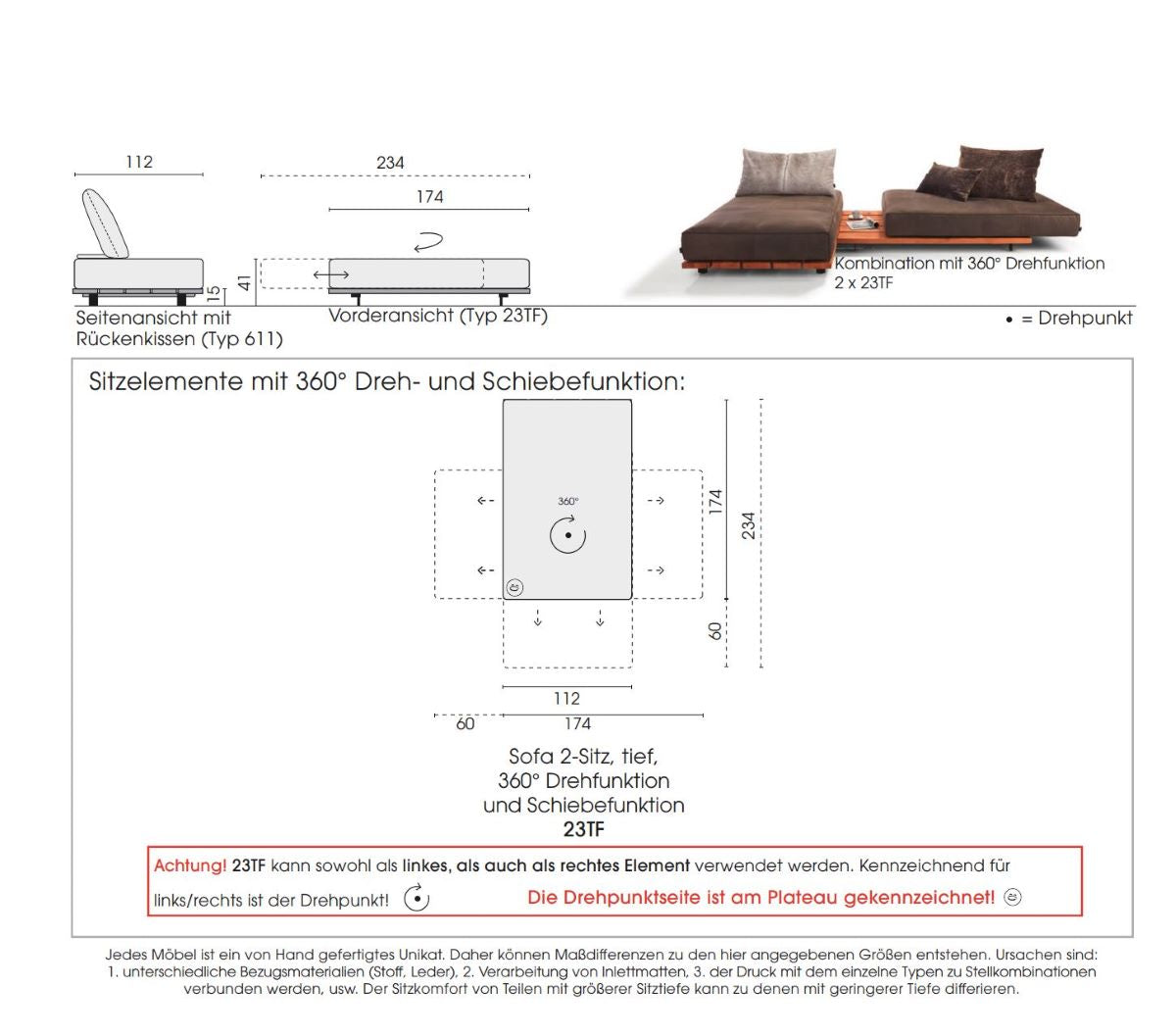 Bullfrog Tao 0319 Sofa – Ansicht 6