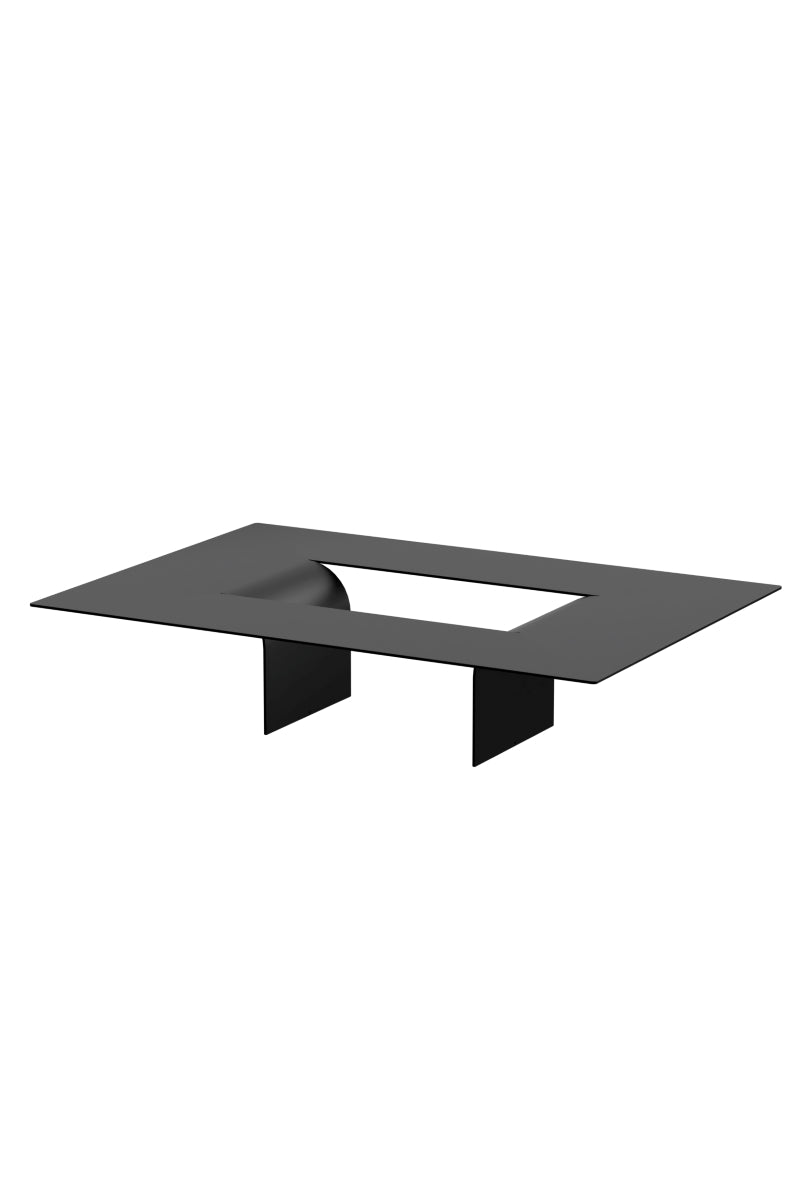 Metallbude Couchtisch Cut