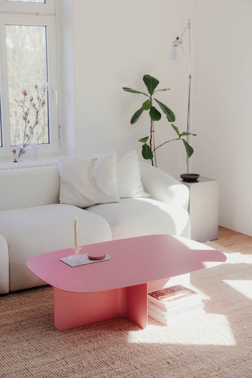 Metallbude Couchtisch Livia
