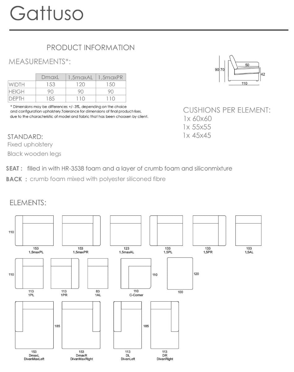 Primavera Modulsofa Gattuso – Ansicht 4