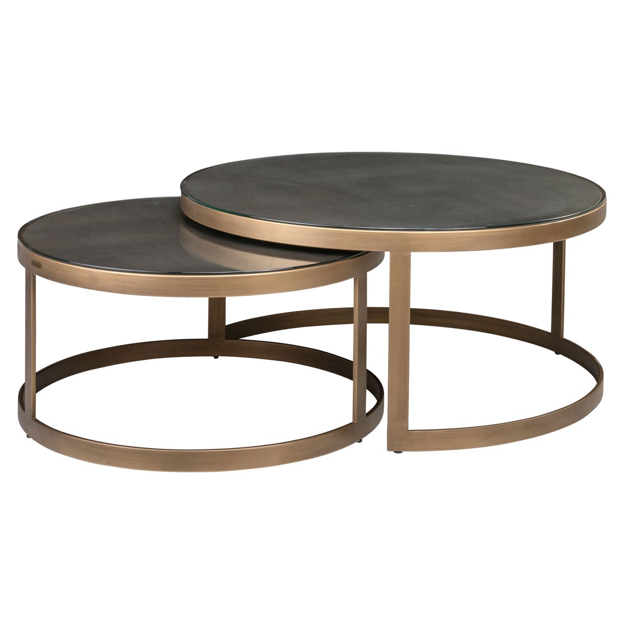 Richmond Interiors Couchtisch Set Bloomville Brass