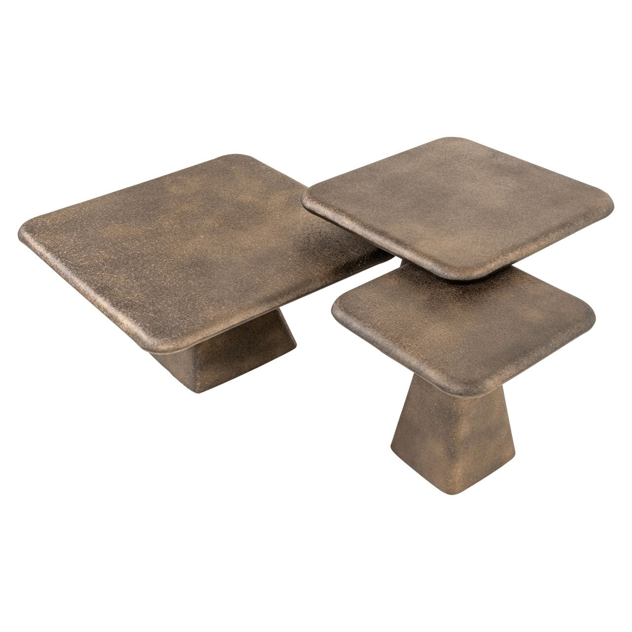 Richmond Interiors Couchtisch Sets Black Gold Mamor
