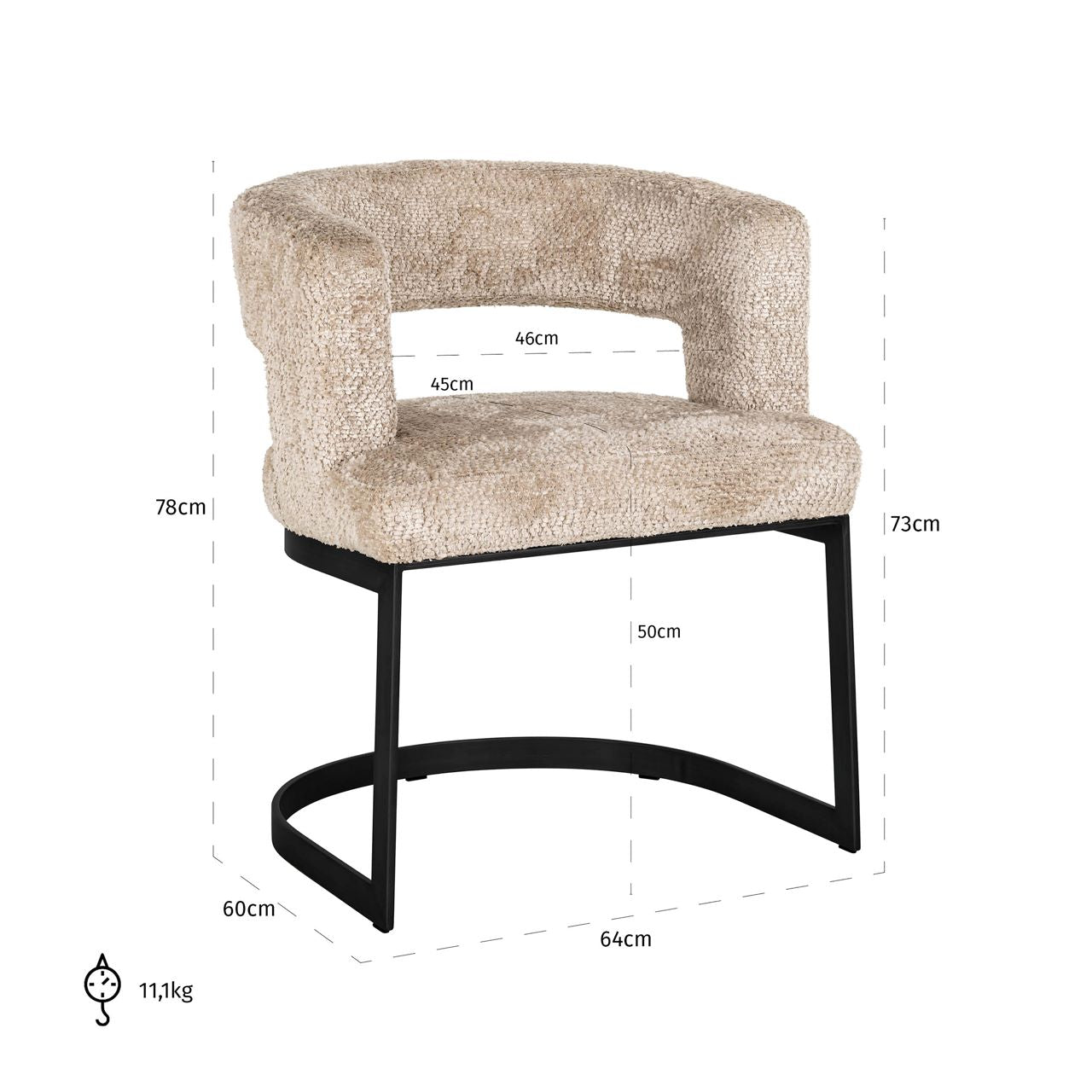 Richmond Interiors Esszimmer Sessel Ellis Gold