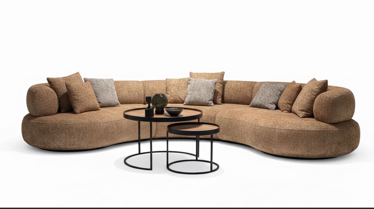 Rundes Big Sofa Raya von Primavera