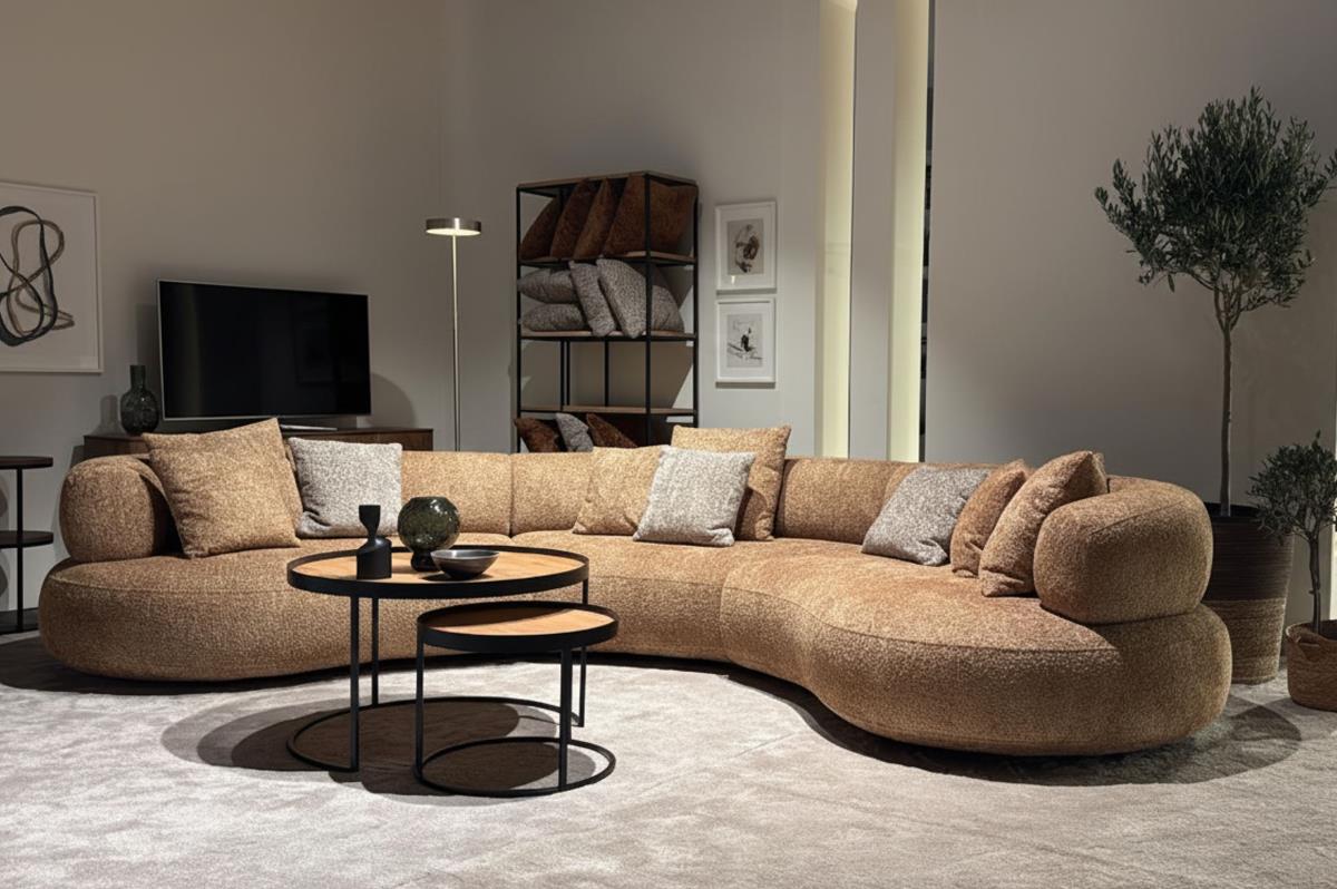 Rundes Big Sofa Raya von Primavera – Ansicht 3